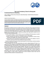 SPE-172359-MS PVT Fluid Characterization and Consistency Check For Retrograde Condensate Reservoir Modeling