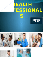 Health Professionals Roles and Services