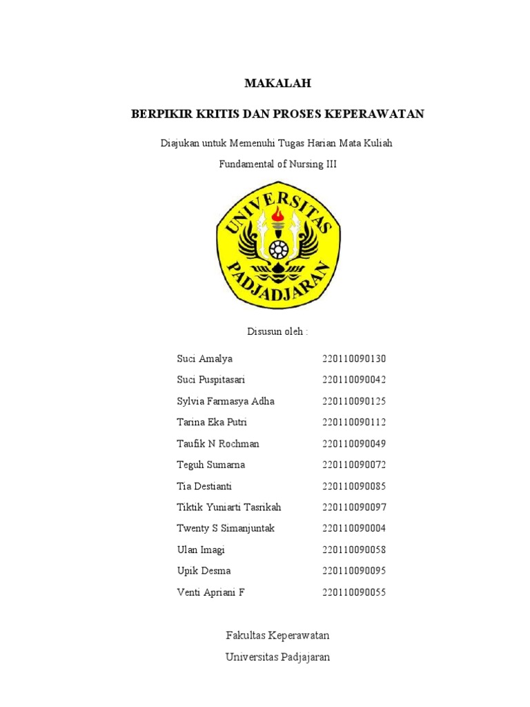 Makalah critical thinking keperawatan 03 picture
