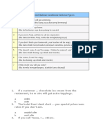 Conditional Sentence Type I