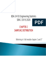 Chap 2 SAMPLING DISTRIBUTION