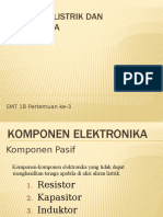 Mengenal Komponen Elektronika Pasif