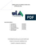 Laporan Keselamatan Kerja Di Ruang Operasi