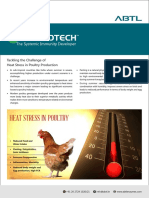 Tackling heat stress in poultry production with Immunotech