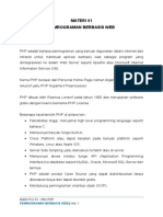 Materi PBW PJJ 01 - Intro PHP