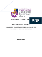 Malaysian Teacher ICT Knowledge, Usage and Perception