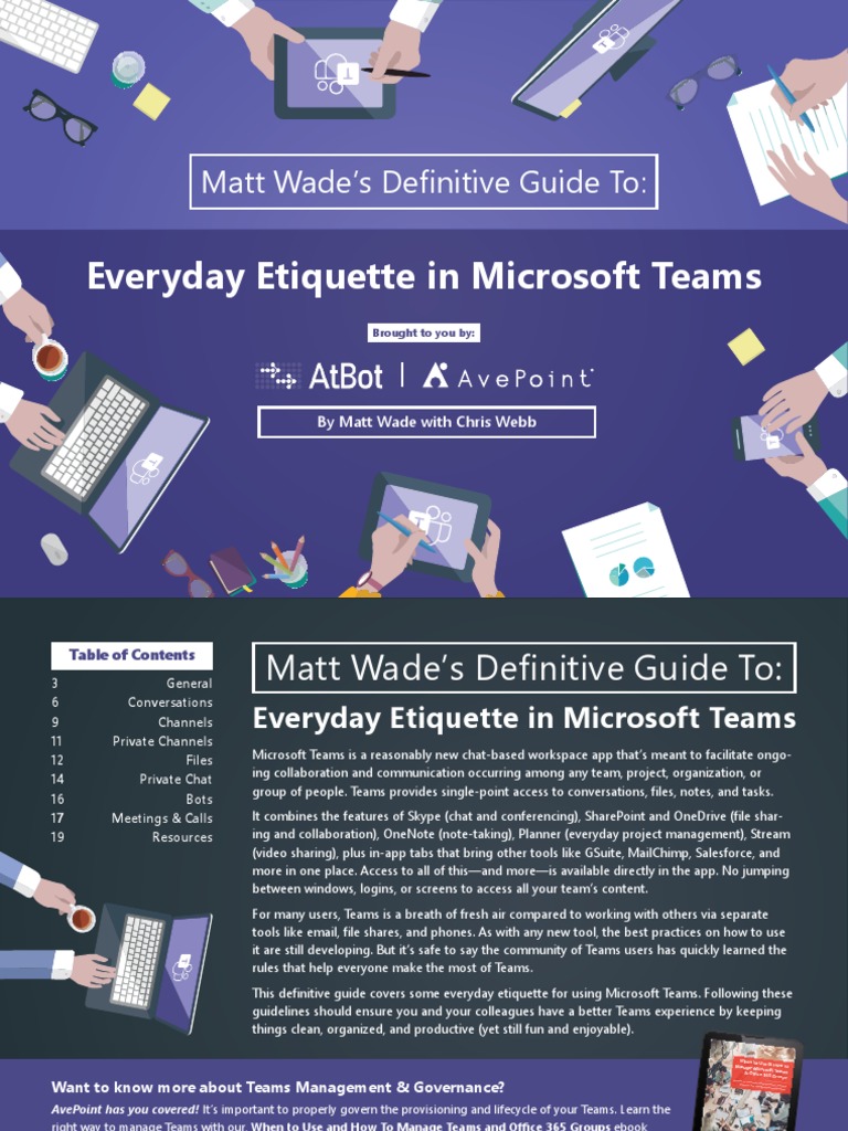 microsoft teams video meeting etiquette