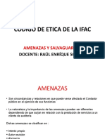 Amenazas y Salvaguardas Segun La Ifac