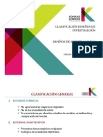 Clasificación General Diseños de Investigación PDF