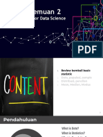 Multivariat Data Analysis Pertemuan 2