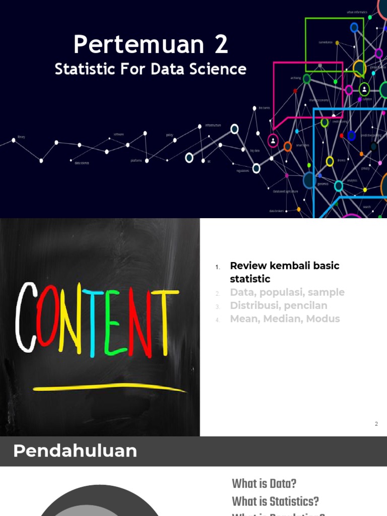Statistik Dasar untuk Data Science | PDF