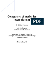 Svendsen - Comparison of Models For Severe Slugging PDF