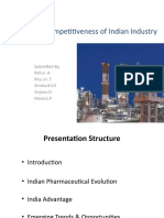 Global Competitiveness of Indian Industry