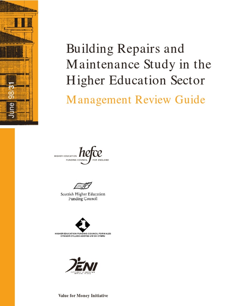 Building Maintenance Review Guide for HEIs | PDF | Cost–Benefit ...