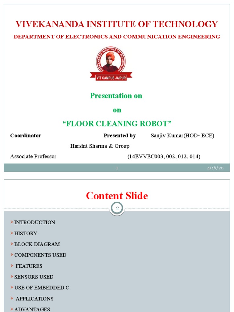Floor Cleaner Robot PDF Systems Engineering Engineering
