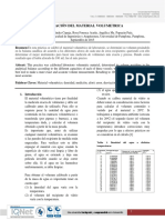 Informe Calibracion Material Volumetrico