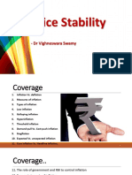 Price Stability: - DR Vighneswara Swamy