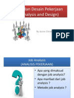 Analisis Dan Desain Pekerjaan (Job Analysis and