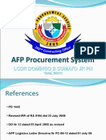 AFP Procurement System