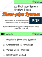 Subsurface Drainage System in Shallow Strata