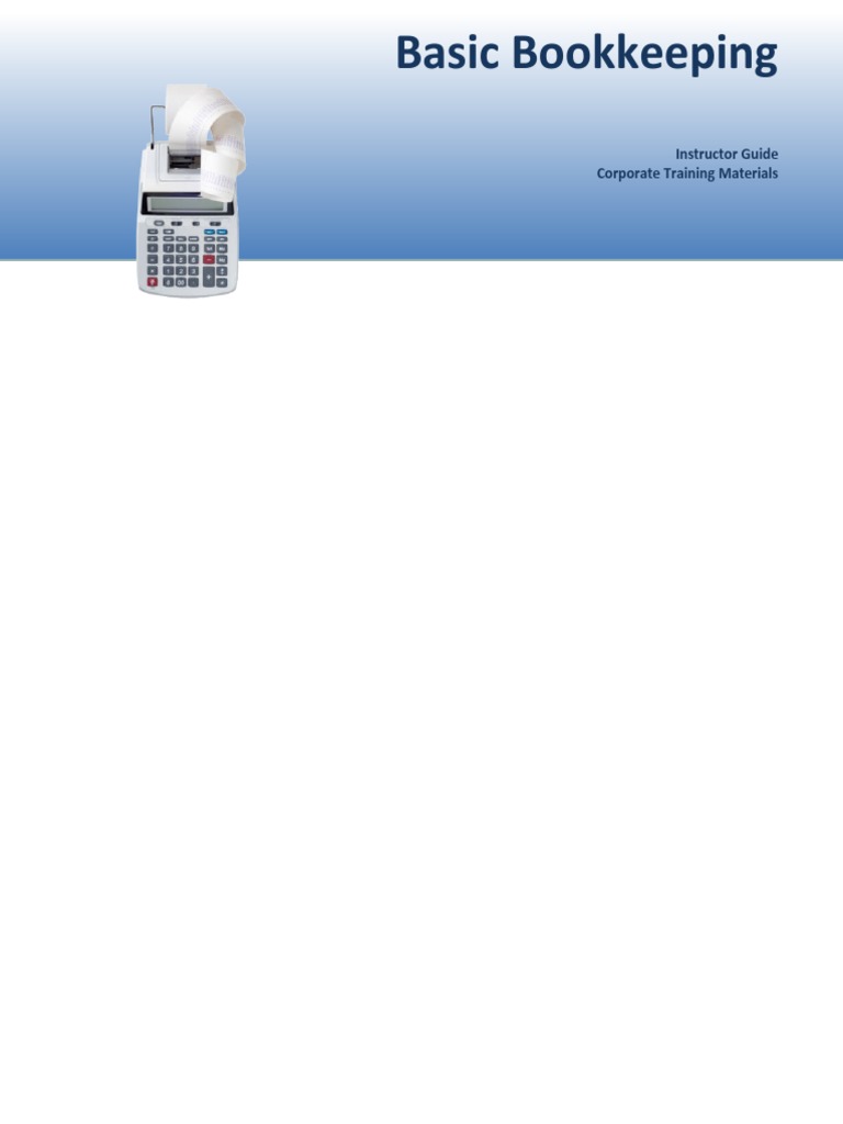 PROJECT MANAGEMENT TRAINING Instructor Guide | PDF | Debits And Credits ...