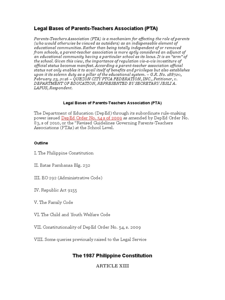 Legal Bases of Parents PDF Gender Analysis Gender