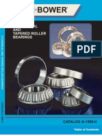 Cylindrical and Tapered Roller Bearings Catalog Guide