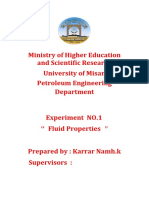 Ministry of Higher Education and Scientific Research University of Misan Petroleum Engineering Department