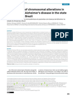 Investigation of Chromosomal Alterations in Patients With Alzheimer's Disease in The State of Amazonas, Brazil