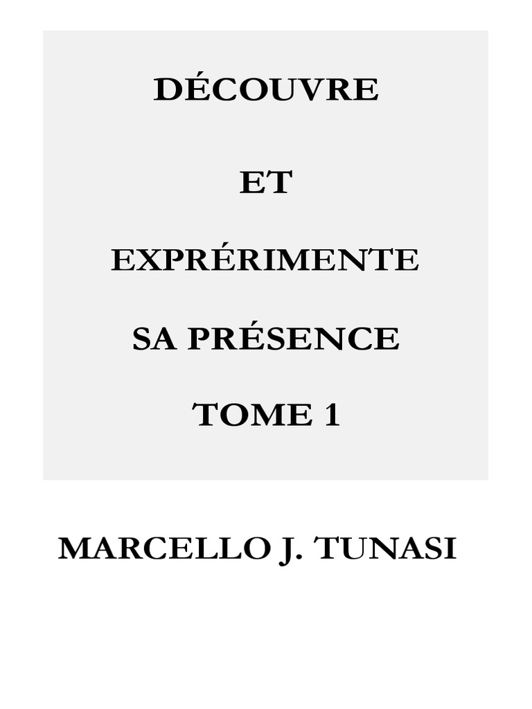 Alain Moloto Livre Louange Et Adoration Pdf Decouvre Et Experimente Sa Presence PDF | PDF | David | Église chrétienne