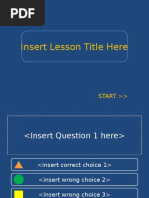 Insert Lesson Title Here: Start