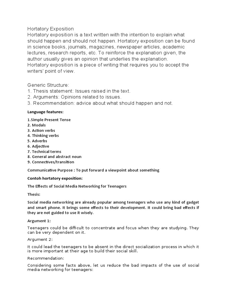 B Inggris Exposition Smoking Verb