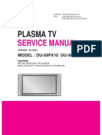 LG DU-50PX10 Plasma TV Service Manual