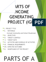 Parts of Income Generating Project (Igp)