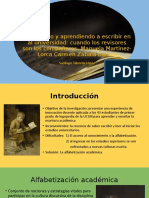 Enseñando y Aprendiendo A Escribir en Al Universidad