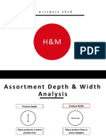 H&M Assortment Depth and Width Analysis