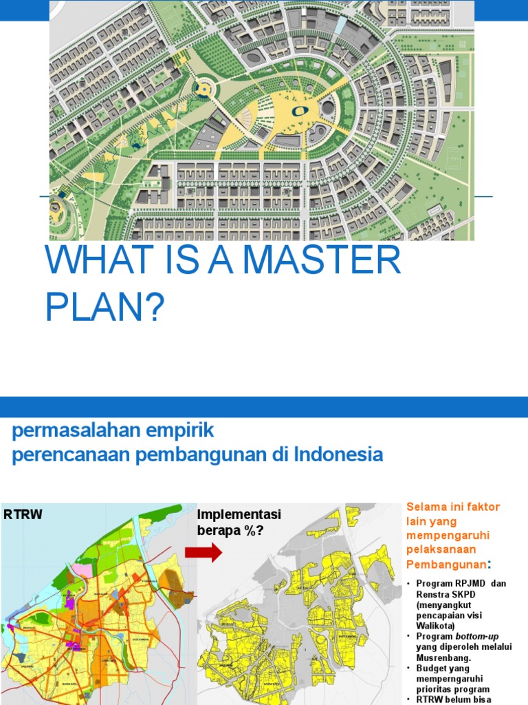 Memahami Konsep Master Plan | PDF