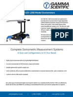 940 LED-1200 Model Goniometers: Complete Goniometric Measurement Systems