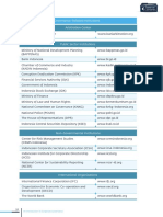 Corporate Governance-Related Institutions: Table of