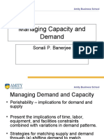 Managing Capacity and Demand