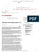 'Acho Que A Chuva Ajuda A Gente A Se... ' - 07 - 02 - 2013 - Pasquale - Ex-Colunistas - Folha de S.Paulo