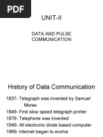 Unit-Ii: Data and Pulse Communication