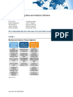 IDC's Worldwide Big Data and Analytics Software Taxonomy, 2017