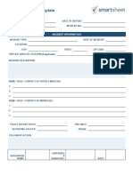 IC Incident Report Template