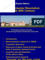 Semiconductor Revolution in The 20th Century: Zhores Alferov