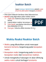 Reaktor Batch: Scale Up Laboraturium Ke Pilot Plant Produksi Skala Penuh