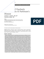 Treatment of Psychosis and Dementia in Parkinson 'S Disease: Jennifer G. Goldman, MD, MS Samantha Holden, MD