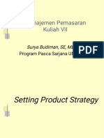 Managing Product and Service Strategies