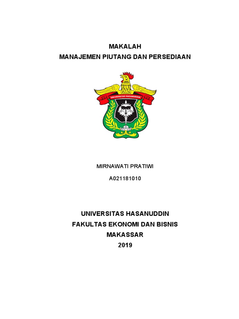 Makalah Manajemen Piutang Dan Persediaan