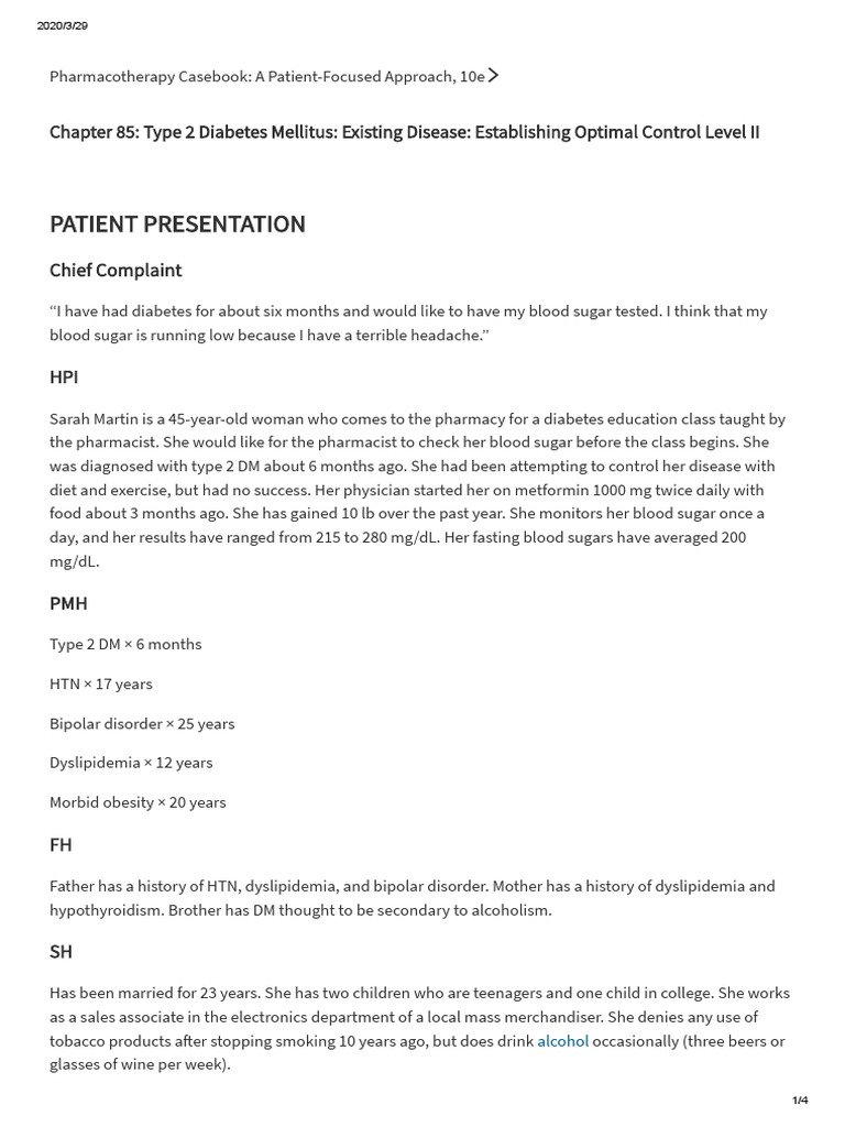 第五組 Type 2 Diabetes Mellitus PDF | PDF | Diabetes | Diabetes Management